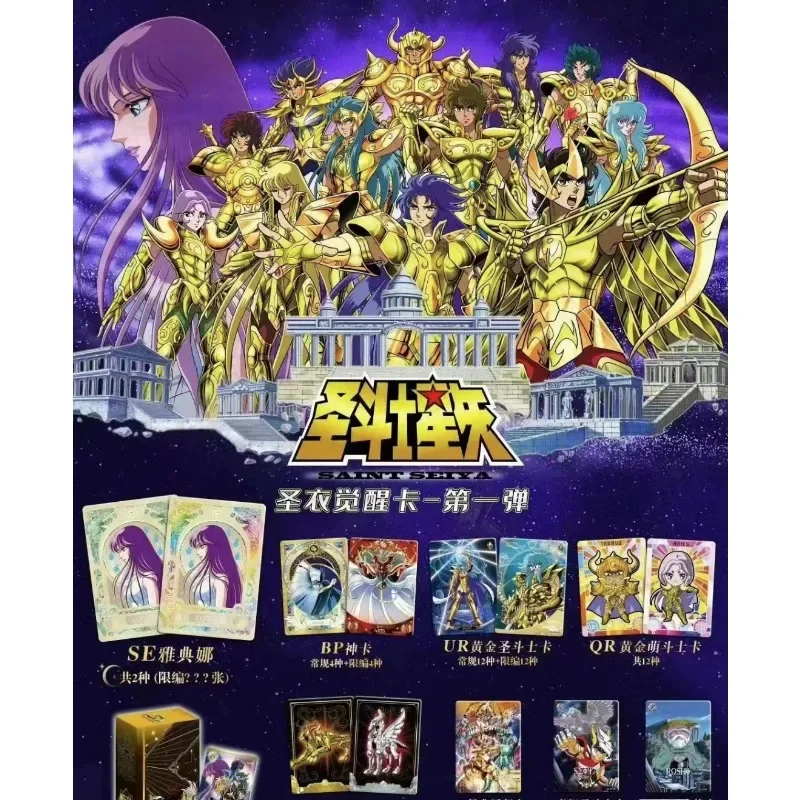 KAYOU Saint Seiya Cards New Saint Cloth Awakening Collection Card Anime Rare Limited SE BP Collectible Card Kids Toys Gift