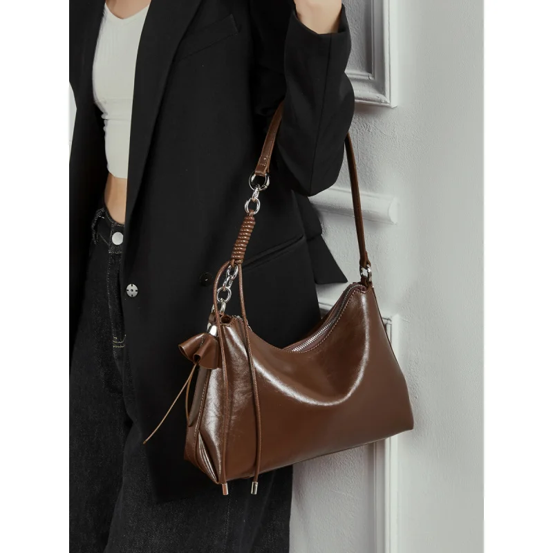 

Новая женская сумка через плечо из натуральной кожи, высококачественная сумка-подушка, большая вместимость, роскошная повседневная сумка