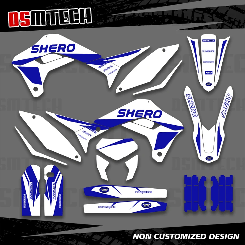 

DSMTECH for Sherco SE SEF SER 125 250 300 450 2017 2018 2019 2020-2023 Full Graphics Decals Stickers Motorcycle Background 002