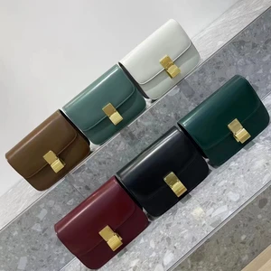 Echte Leder -Umhängetasche für Frauen, kleine quadratische Taschen, Luxus -Designer -Tasche, Modien -Messenger -Taschen, Tofu -Taschen, Trendmarke, 2022, 2022 12 Hauptverkäufe legitime Lederbeutel Marken - №11