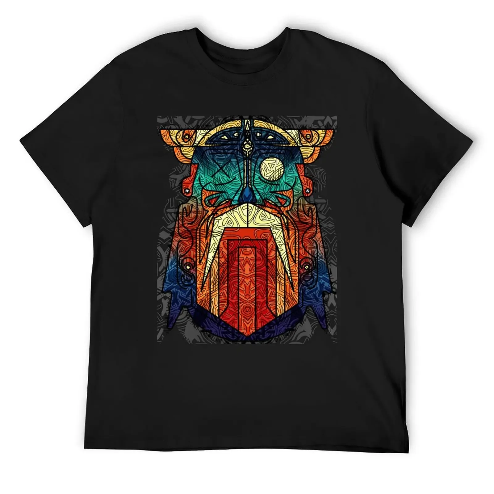 

ODIN WODAN geometric vikings ornament art T-Shirt