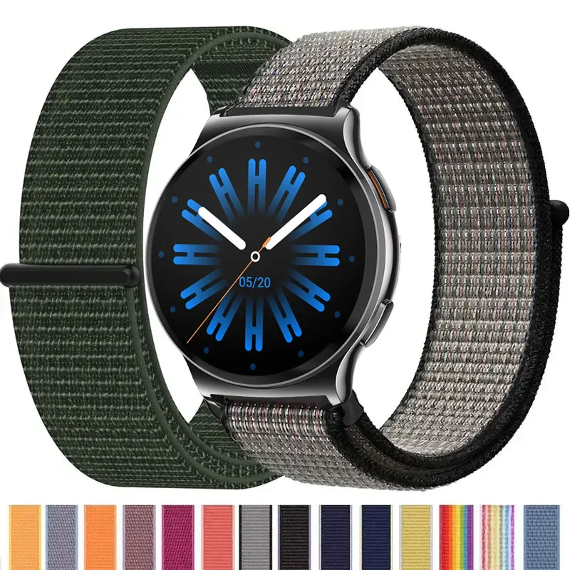 Correa de nailon de 20mm y 22mm para HAYLOU Solar Lite 2/Solar 5, correa de pulsera para reloj Haylou 3, 4, 4S, 2Pro, RS5, S8, S6, R8/RS4, RS4 Plus