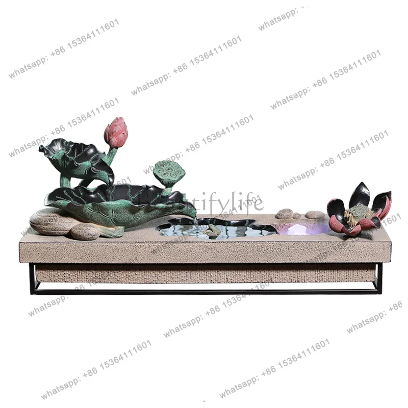 Best Sellers Water Ornament, Living Room Porch Cabinet, Circulating Water Landscaping, Chinese Style Indoor Fountain Lan