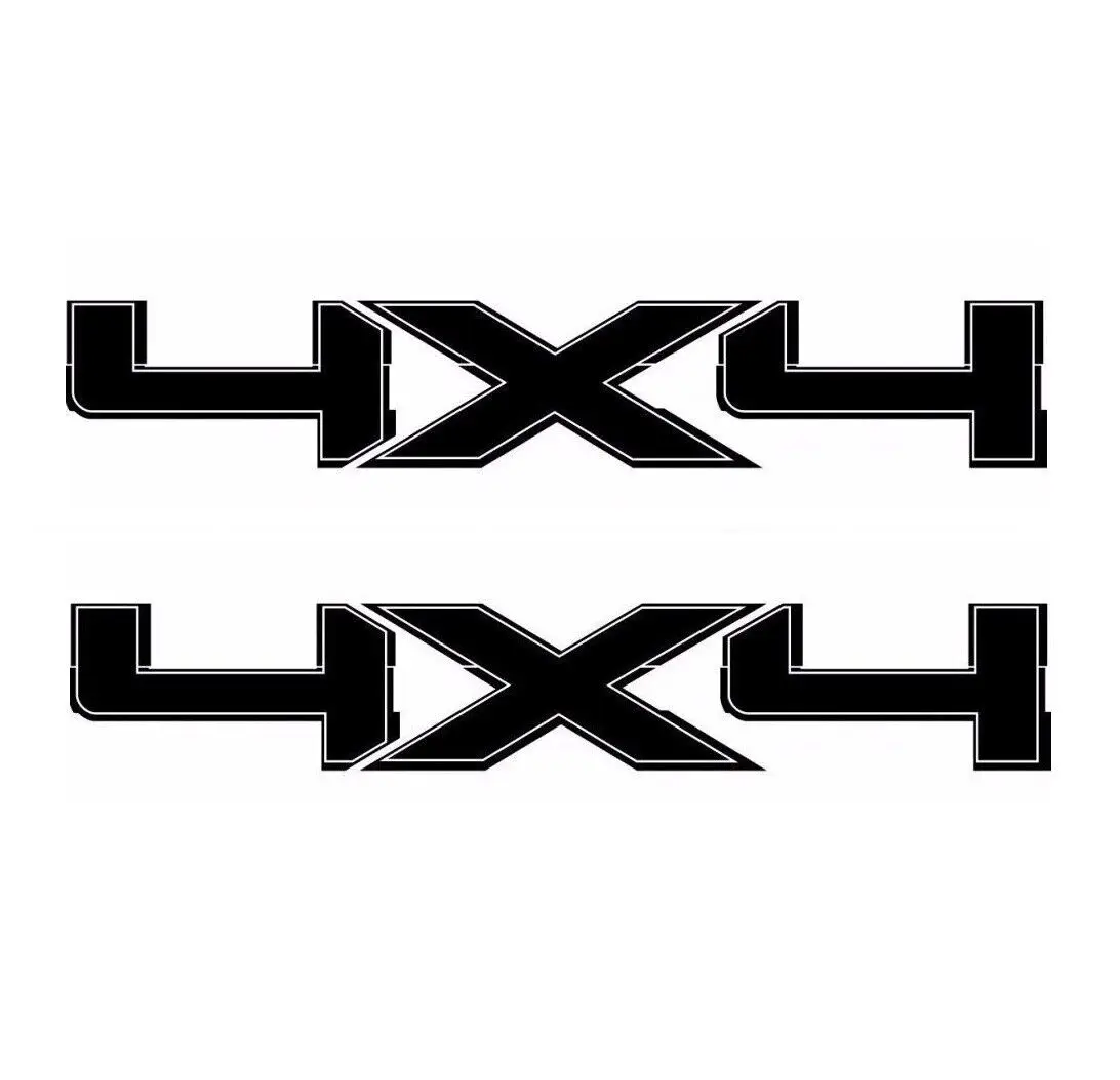 4X4 OFF ROAD DECAL TRUCK FORD Sticker Black Logo for Truck Car Stuff Interior Decoration Accessories Stickers