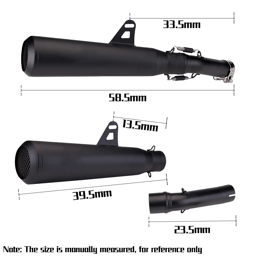 مناسبة عالية الأداء دراجة نارية مجموعة ماسورة العادم وصلة نظام الأنابيب المنزلقة ل CM300 CM350 CM500 CM250