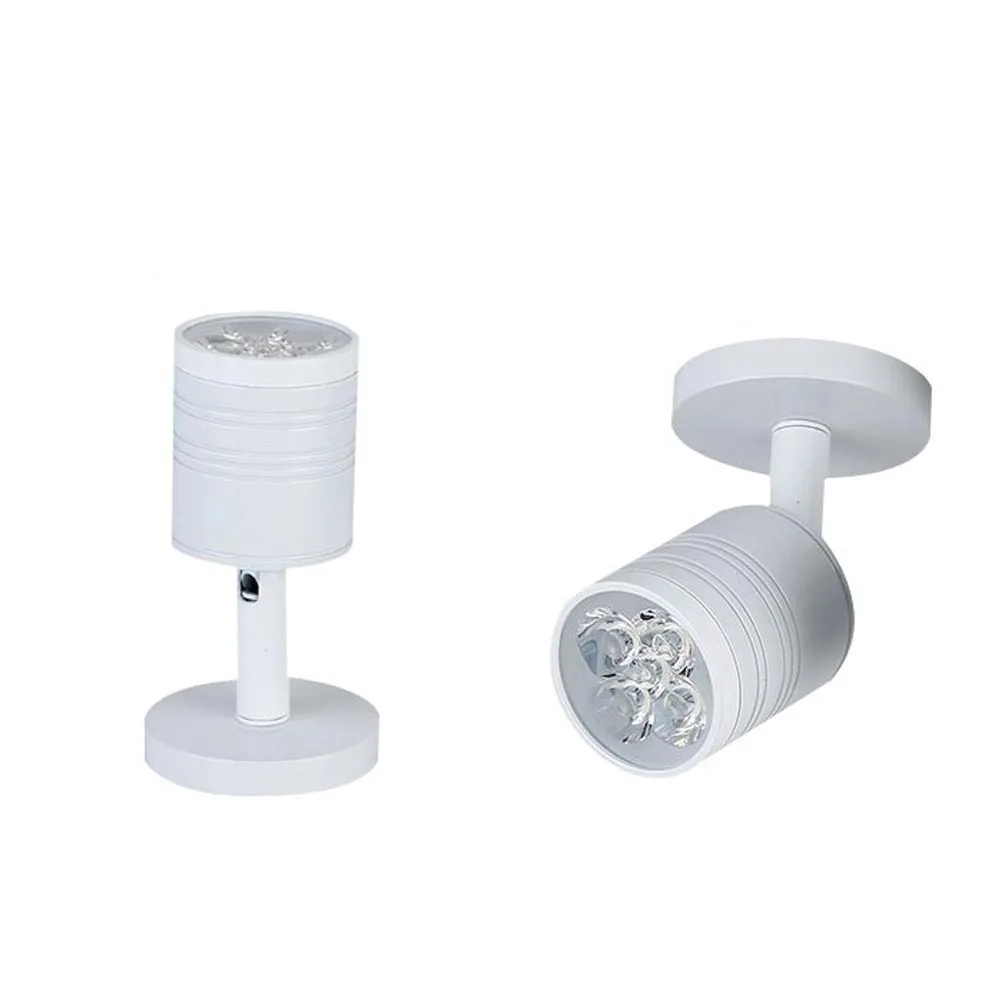 5 واط LED مصباح عرض مادة ممتازة الإبداعية 360 درجة الروتاري أضواء ضئيلة لتخزين المنزل مكتب الإضاءة #2