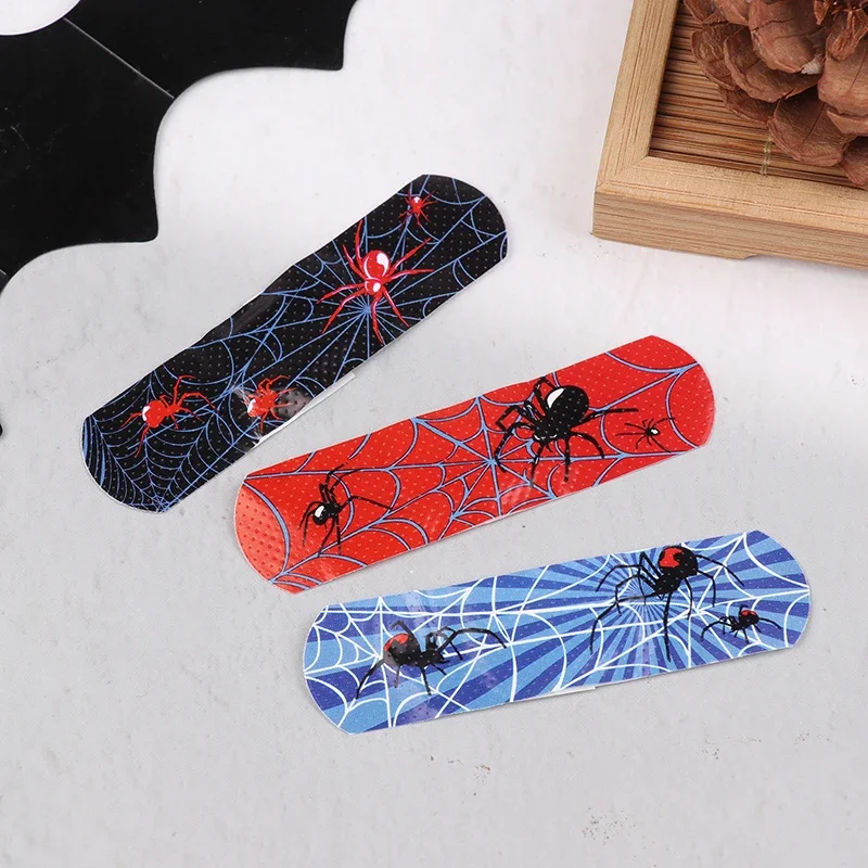 120/1PC Cartoon Spider Band Aid Disposable Breathable Adhesive Bandages Kids First Aid Wound Plaster for Halloween Home Travel view 2