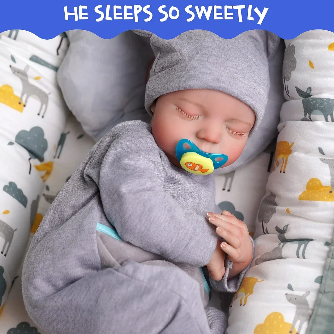 Reborn Dolls Sleeping Reborn Baby Dolls Noah 20 Inch Infant Boy Lifelike Doll US Warehouse Fast Delivery