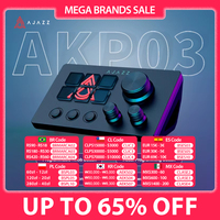 Ajazz AKP03E Programmable Macro Keyboard Multifunctional Console Panel Assistente Custom Button Mini Keyboard For PC Laptop