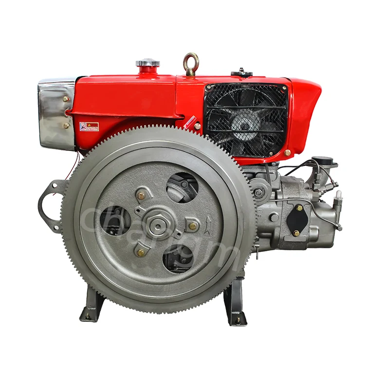 Zs1100 Water-cooled Electric Start  Tractor Engine ZS1100M Marine Single Cylinder  Engine 15hp Motor