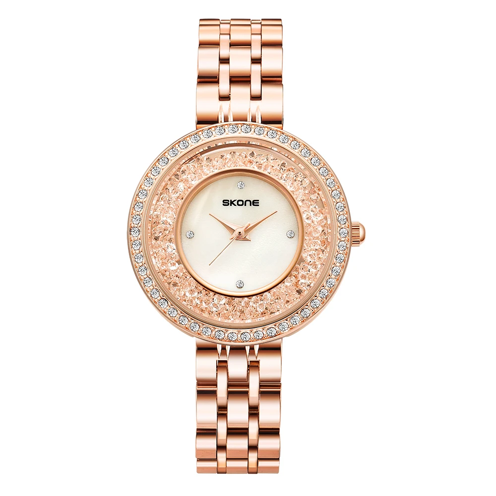Simple temperament waterproof fashionable starry sky French style light luxury niche high-end branded quartz watch for women