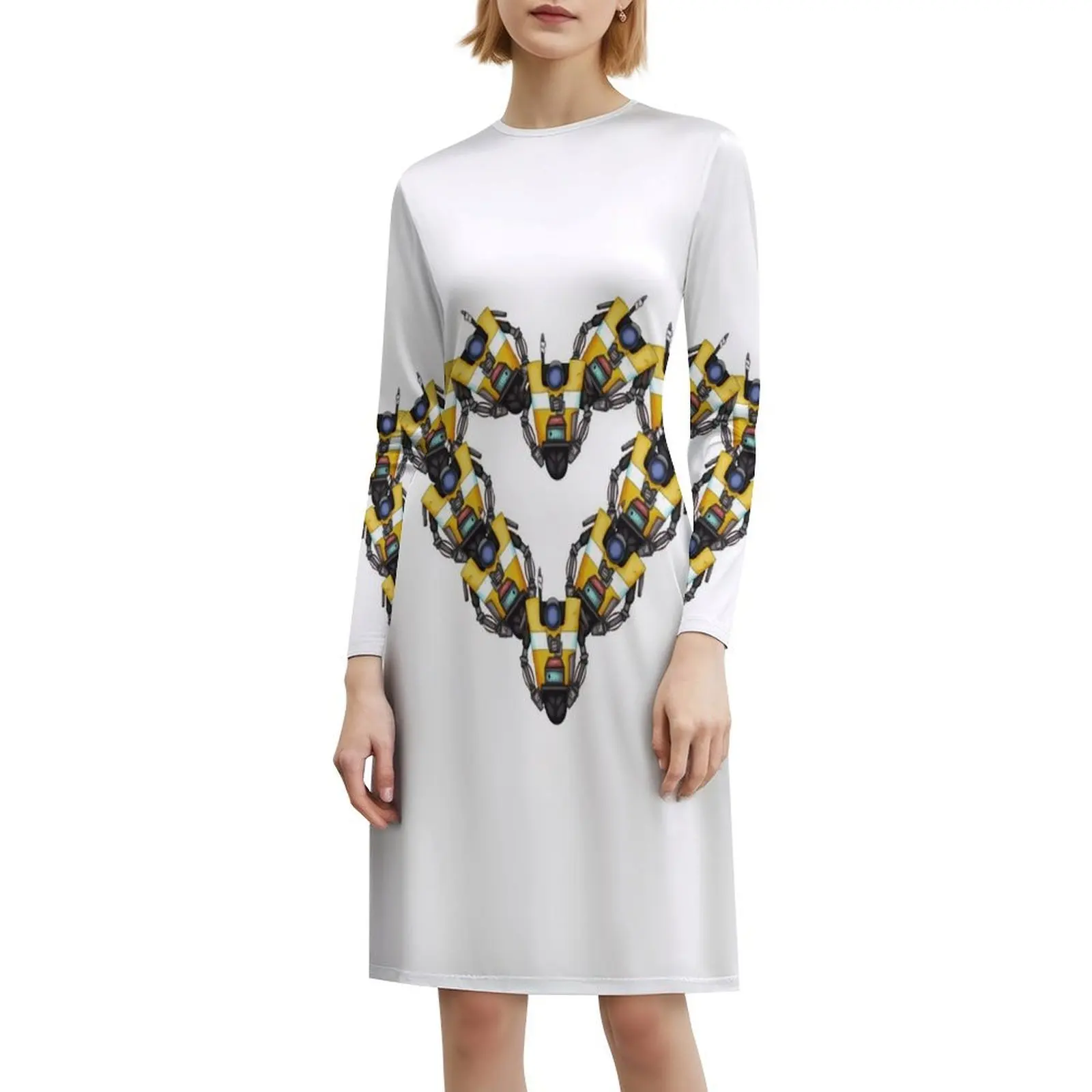 فستان العطلة المثير على شكل قلب من Claptrap للنساء فستان قصير لحفلات أعياد الميلاد على الشاطئ 2 3 Claptrap Cl4P Tp Claptrap ملابس نسائية