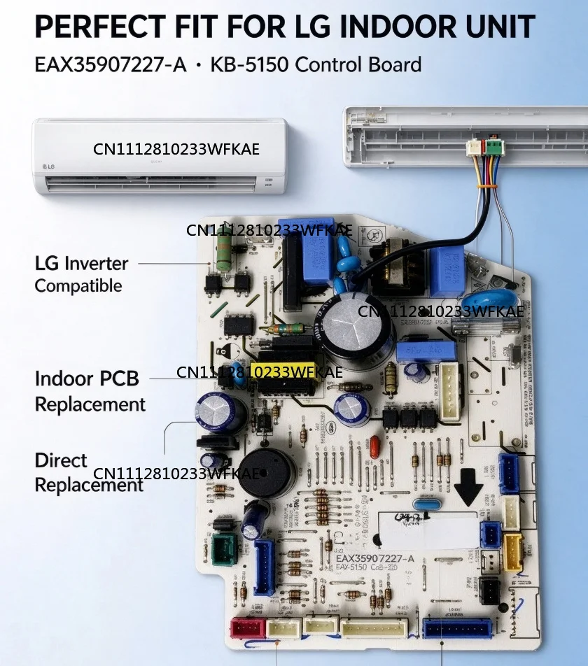 EAX35907227-A suitable for LG inverter air conditioner main board KB-5150