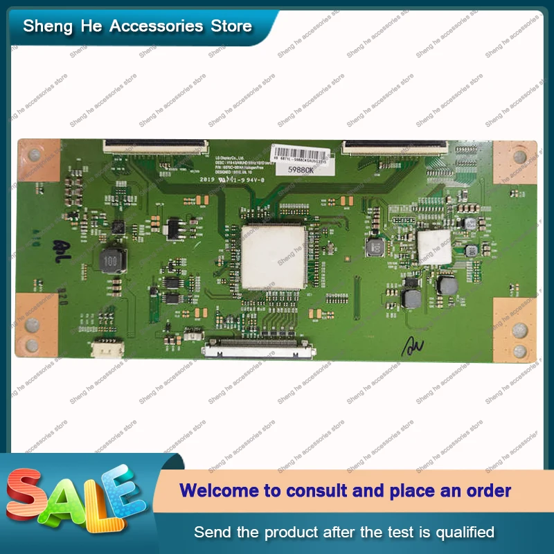 6870C-0814A Original logic board For  V19 4349UHD 60Hz 1G1D Ver 0.7 Logic board Strict test quality assurance 6870C 0814A