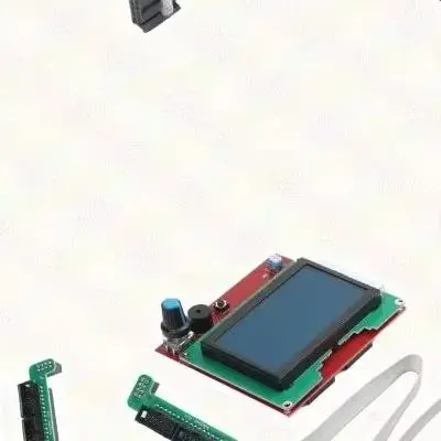 For RAMPS 1.4 For LCD 12864 Graphic For Smart Controller With For SD Card Reader For 3D Printer For Reprap For Mendel For Prusa
