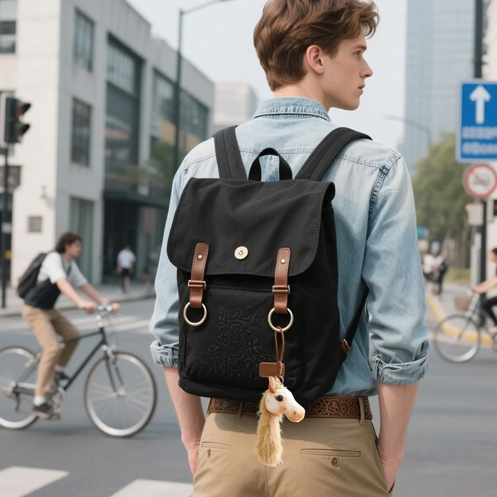 LLavero de caballo, bonito llavero con cabeza de caballo, llavero de felpa para mujeres, hombres, niños, monedero, cartera, mochila, decoración, hogar, escuela