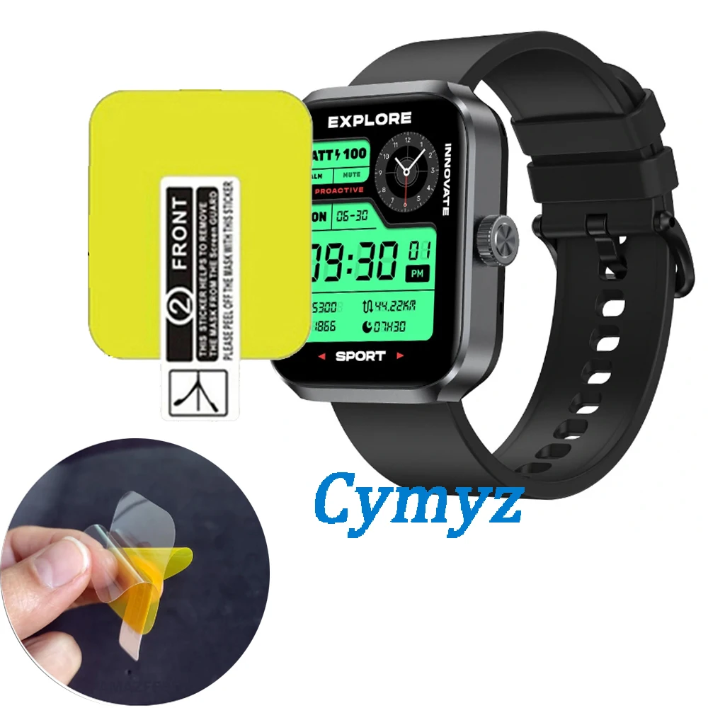 TPU Soft Smartwatch Clear Protective Film Guard For Zeblaze Beyond 3 Plus Smart Watch Display Screen Protector Cover Accessories