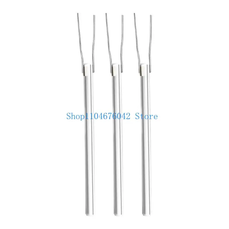 

652F 3Pcs Ceramic Heating Cores 60W Ceramic Heater Heating Cores Soldering Heating Cores for 936 Electric Soldering Iron