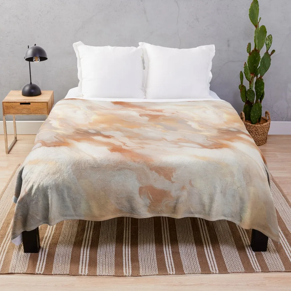 Realistic Marble Stone Patterns Throw Blanket Warm for winter Plush Fashion Sofas Blankets