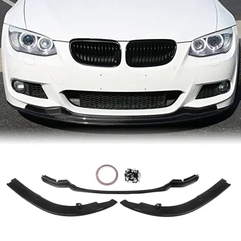 Front Bumper Spoiler Lip For BMW 3 Series E92 E93 325i 328i 335i LCI 2010-2013 2-Door M Sport Models Lower Splitter Protector