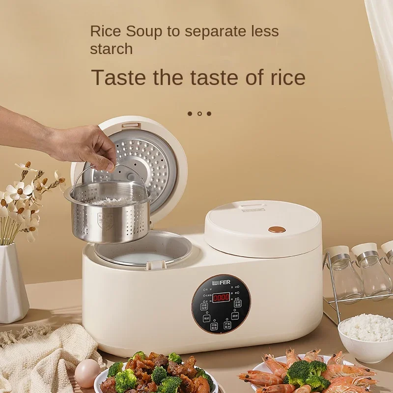 Double Gallbladder Rice Cooker 4L Large Capacity Household Multi functional Dual Control 2-in-1 Mandarin Duck Rice Cooker