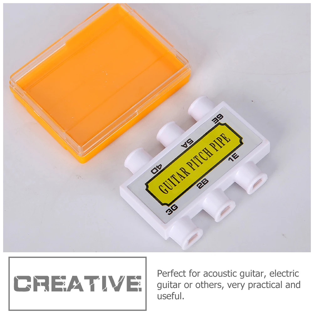 

Guitar Tuning Flute Pitch Acoustic Pipes Accessories Plastic Guitar Tuner Musical Instruments Parts