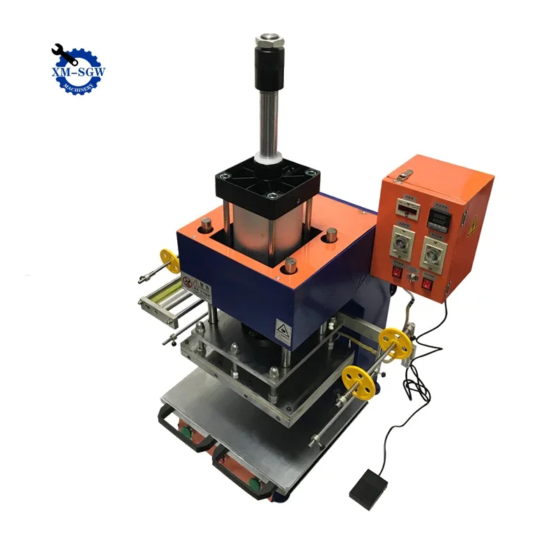 Factory Wholesale 4 Sizes Desktop Hot Foil Gold Stamping Machine with Workbench Bronzing Paper Holder Positioning Slider
