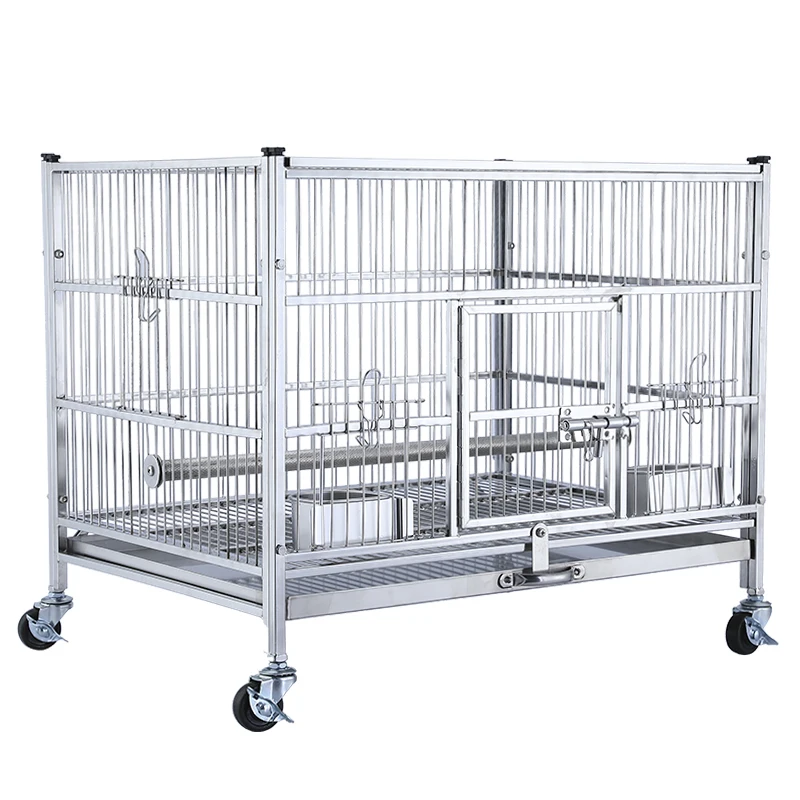 304 stainless steel bird large luxury breeding villa Xuanfeng peony tiger skin parrot bird cage starling cage