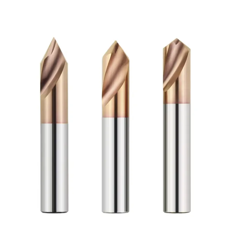 HRC55 CNC Lathe Turning Tools Hard Alloy Straight Shank Twist Drill Bits For Metal Drilling