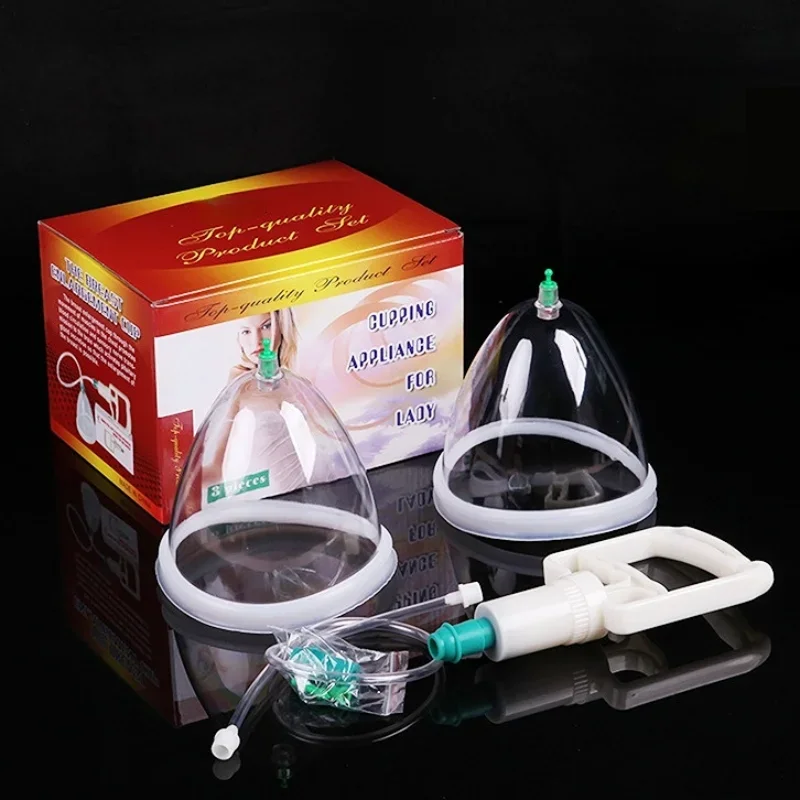 1Set Breast & Buttocks Enhancement Pump Lifting Vacuum Suction Cupping Suction Therapy Device