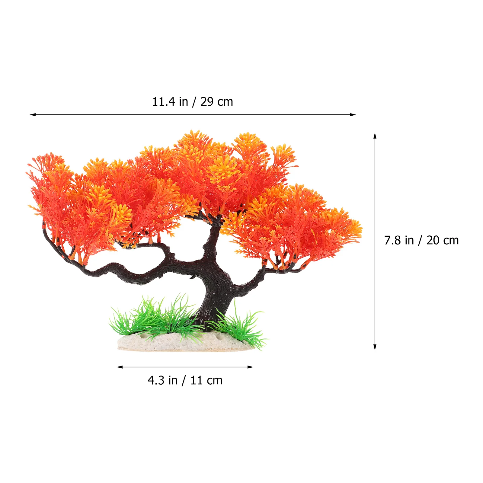 

Simulation Tree For Fish Tank Aquarium Decoration Artificial Aquatic Plant Realistic Landscape Prop Fake Tree Decor