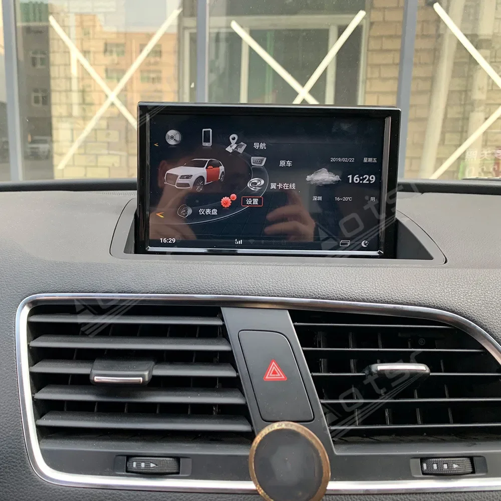 Android Car Radio CarPlay GPS Navigation Multimedia Player For Audi Q3 2013-2018 Audio Stereo Head Unit