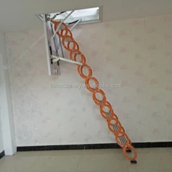 For Steel Ladders for Loft Retractable Staircase To Save More Space Domestic Ladder Lofts