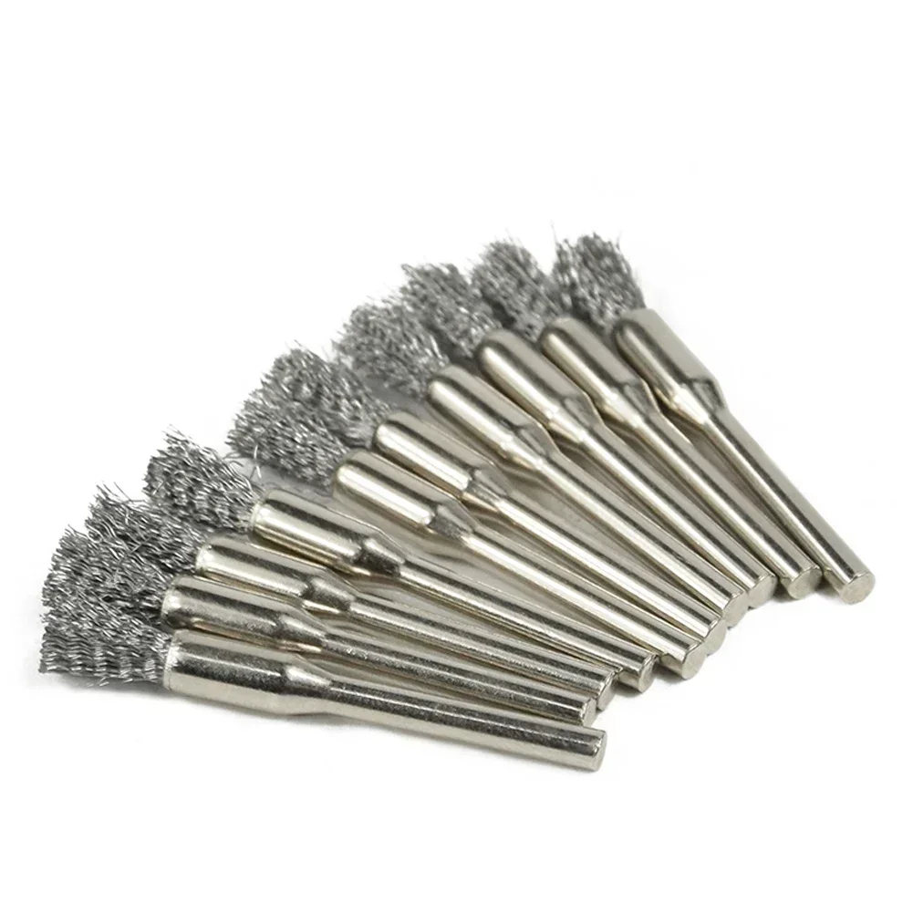 Stainless Steel Wire Brush Steel Wheel Wire Brush Diameter5mm Drill Electric Handle Handle-Diameter3mm Quality