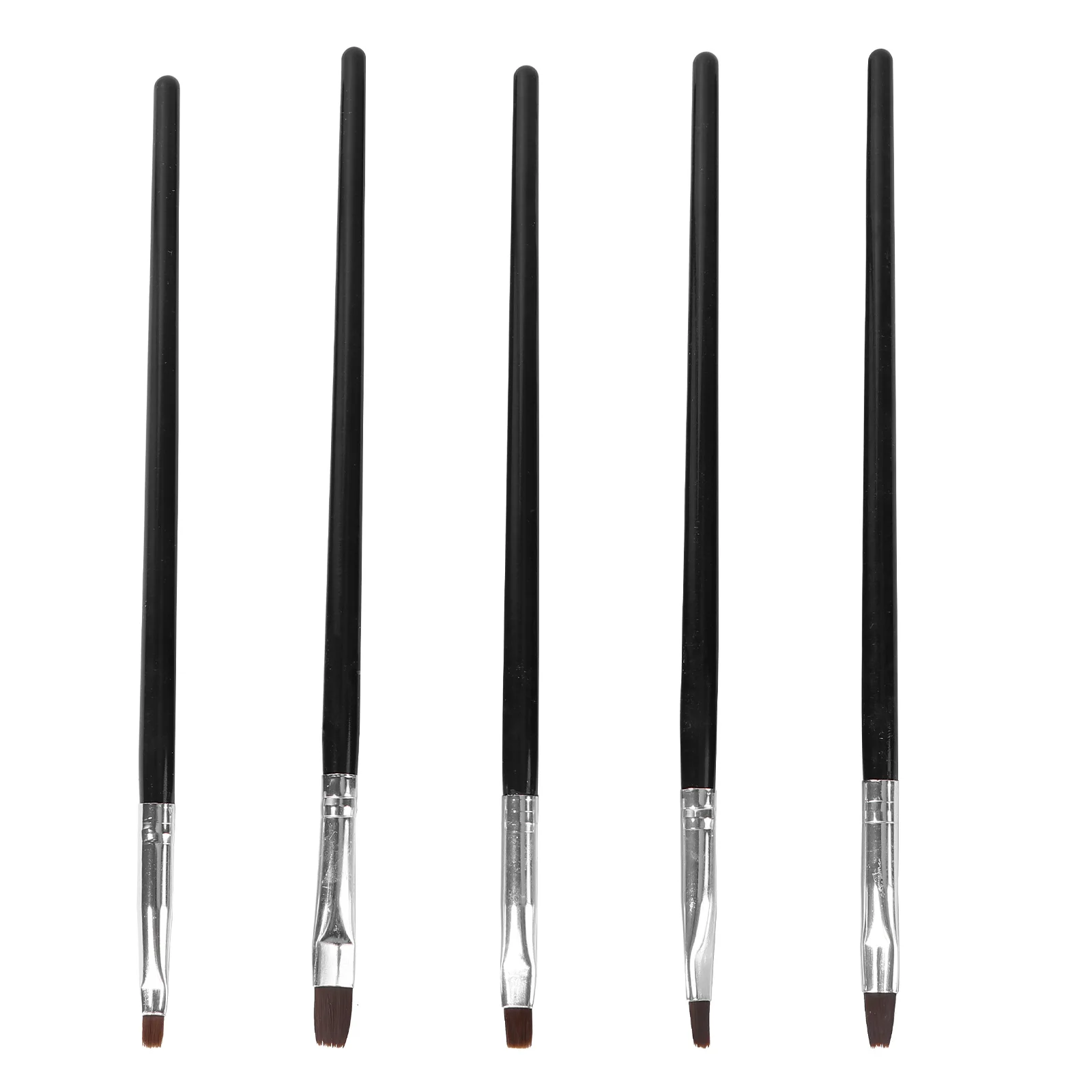 ชุดแปรงทำเล็บ 5 ชิ้น ขนแปรงหลากหลายรูปทรง สำหรับตกแต่งเล็บอย่างประณีต ใช้ได้ทั้งมืออาชีพและที่บ้าน ชุดอุปกรณ์เสริมความงามสำหรับผู้หญิง