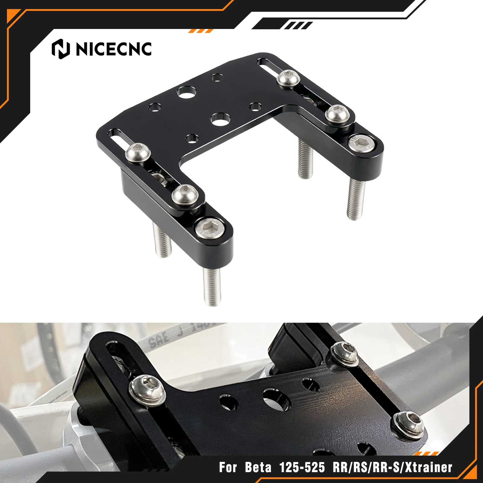 

NICECNC For Husqvarna TE 300 FE 350 450 FE501 TE250 TX 300 TC125 TC250 FC350 FX450 2014-2023 Navigation GPS Mount Bracket Holder