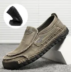 Size 38-47 Outdoor Men's Casual Denim Canvas Shoes Vulcanize Shoes Fashion Luxury Designer Breathable Men Sneakers Casual Loafer