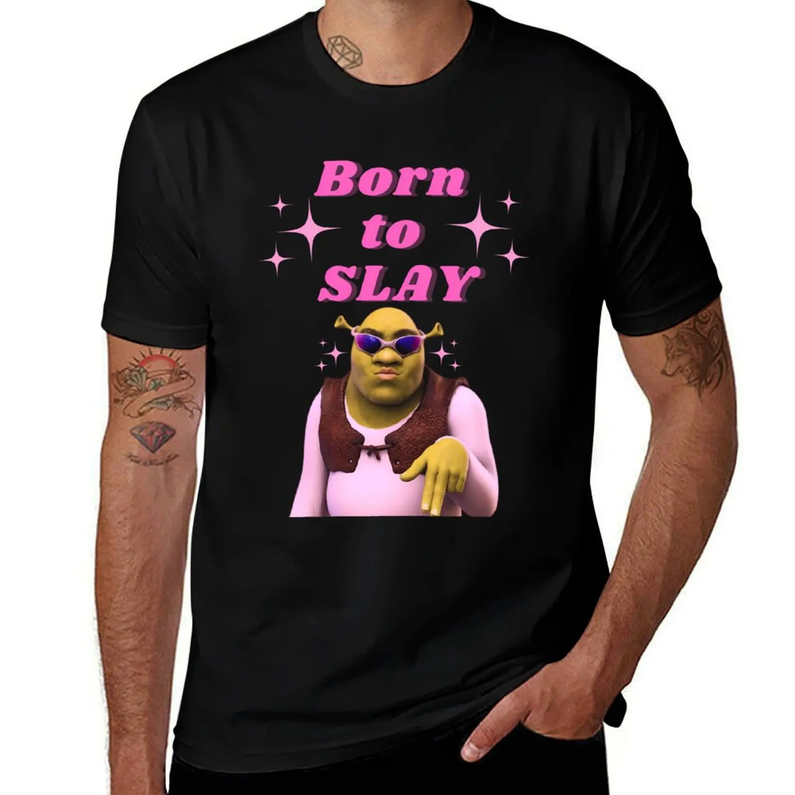 

Born To Slay T-Shirt t shirts for man cotton anime t shirts for man funny t shirts cotton T-Shirt