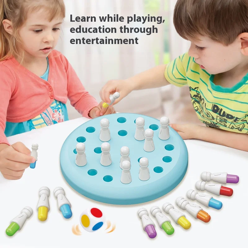 Children's MemoryCompetitionChessboard Game Color Cognition Parent Child Intelligence Development Thinking Training Memory Chess