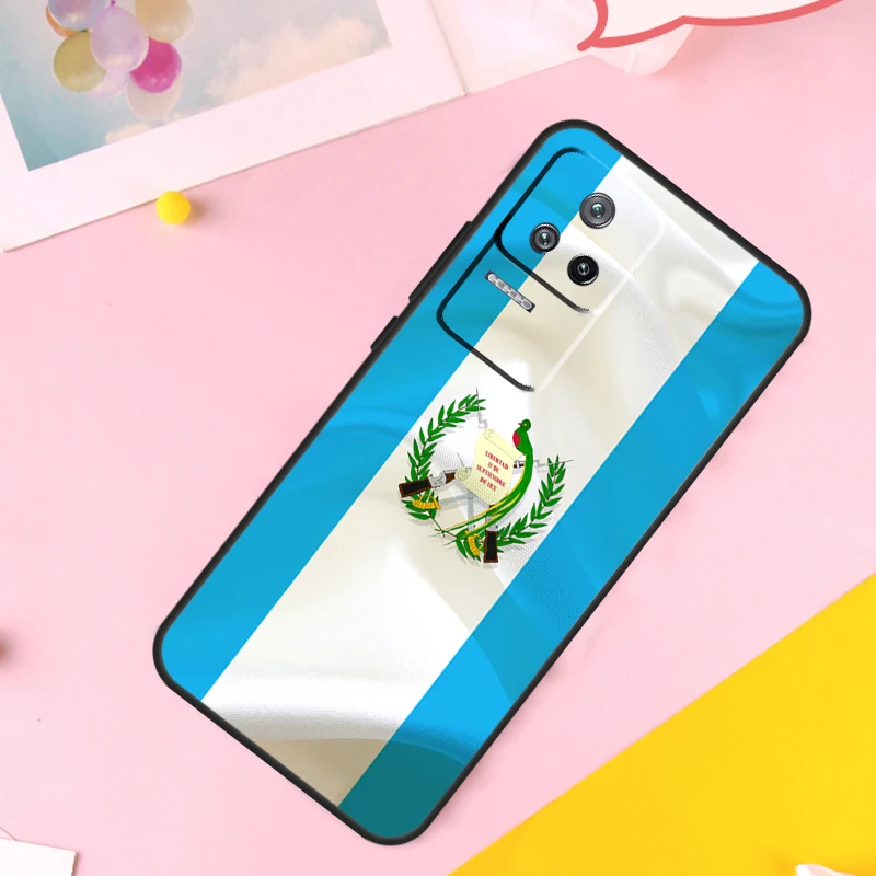 Guatemala Flag Phone Case For POCO F5 X5 X3 Pro M5s F3 F4 X4 GT C40 Xiaomi 13 12 Lite 11T 12T Pro Cover