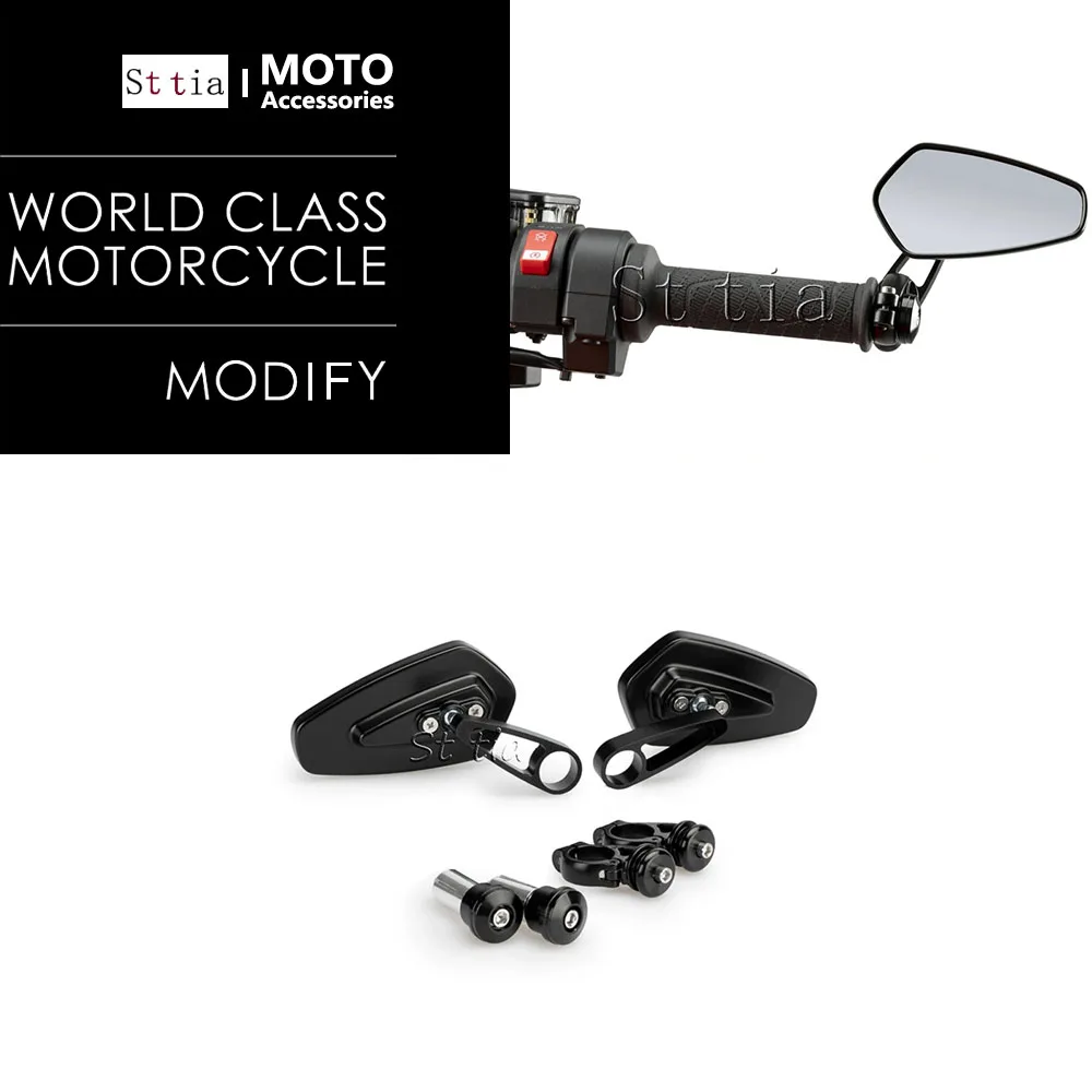 

Зеркала заднего вида для мотоцикла с антибликовым покрытием, крепление на руль, для Ducati Hypermotard 698 2024-2025