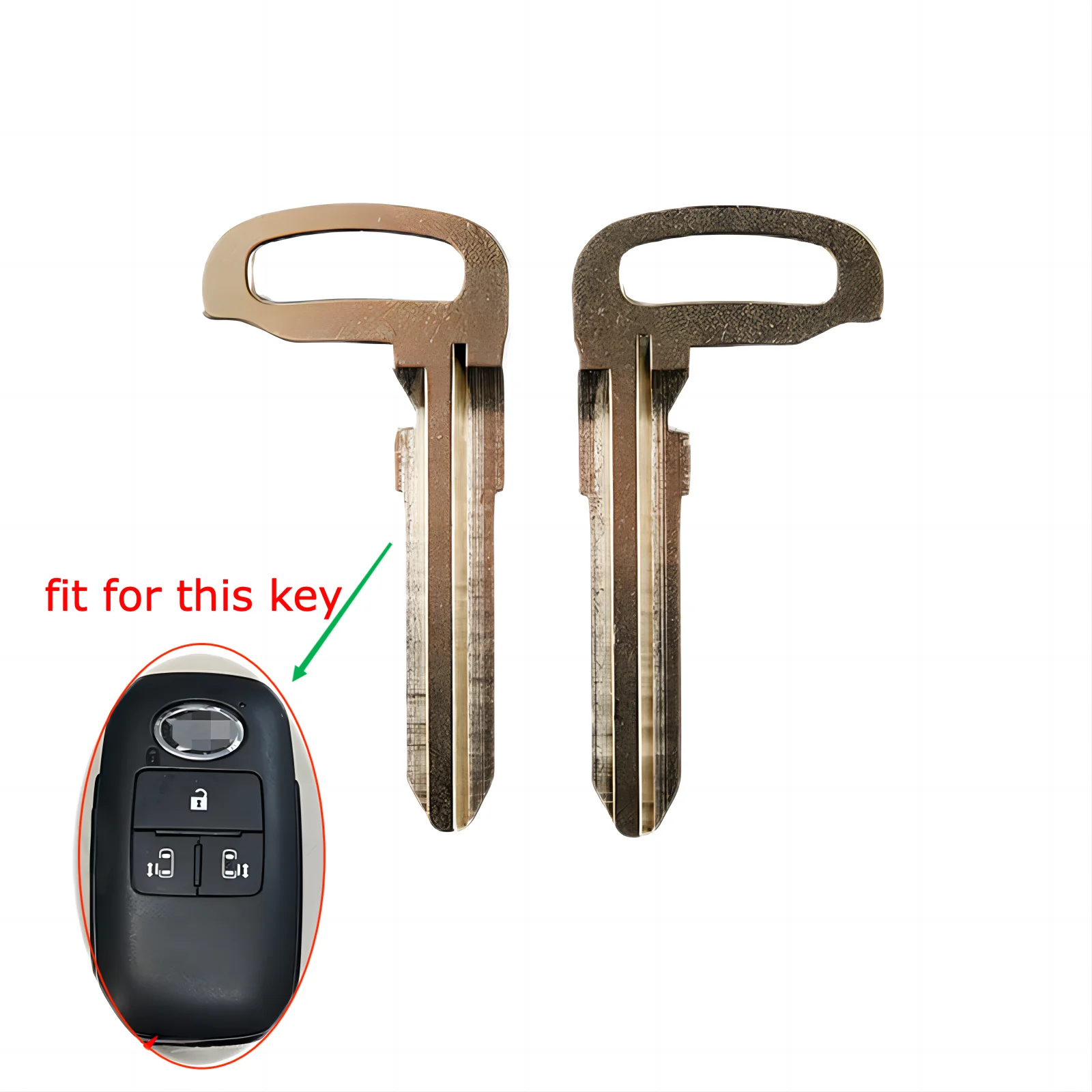 Smart Key Blade Emergency Insert Key Folding Key Blade For Daihatsu Uncut Key Blanks[one piece]