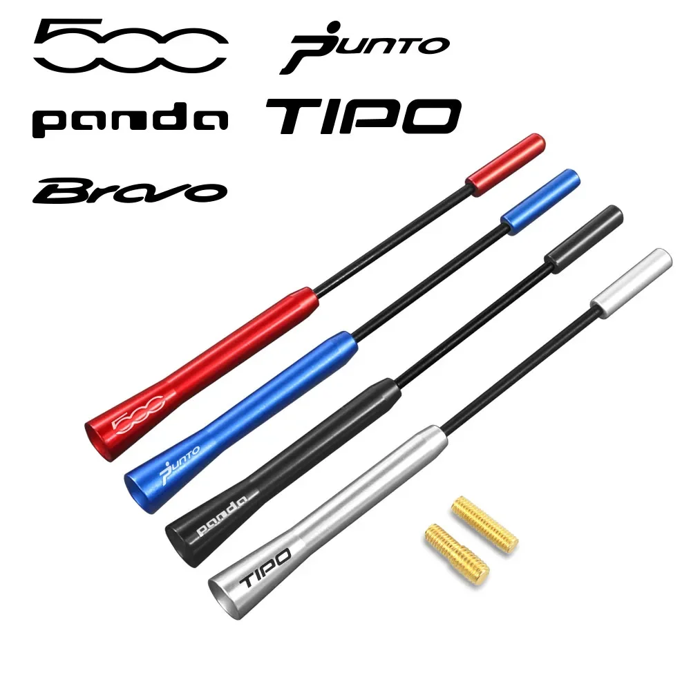 For Fiat Panda Tipo Bravo Freemont Linea Punto 500 Idea Seicento Abarth Argo 17CM Car Roof Radio Antenna Auto Aerial Accessories