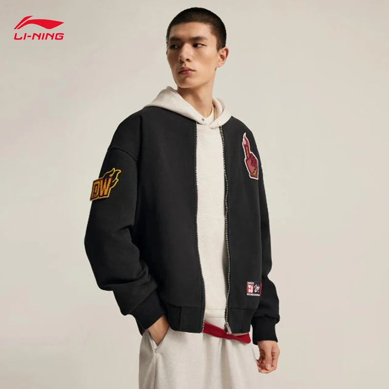 

LI-NING Way of Wade Men warm and loose cotton jacket Comfortable Stylish Casual Coat AJMV143