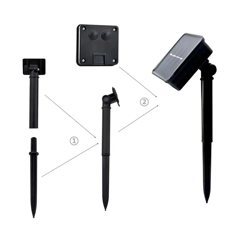 Solar Power Warm White  LED Solar String Fairy Light Premium Quality Waterproof For Garden Decoration 12M 100LEDS 22M 200LEDS