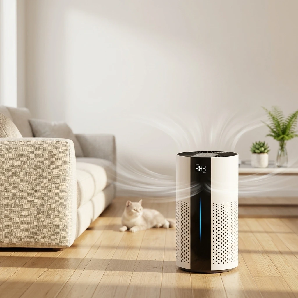 Real-time Digital Display HEPA 13 Filter Air Cleaner Low Noise Smart Portable Air Purifiers