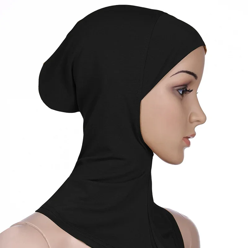 Muslim Headscarf Inner Hijab Caps Women Muslim Underscarf Head Cover Islamic Underscarf Ninja Hijab Scarf Hat Cap Bone Bonnet