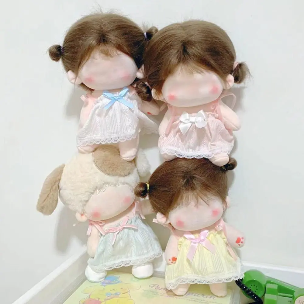 Cute Doll Clothes for 10cm/20cm Idol Doll Outfit Accessories Plush Doll's Clothing Hoodie for Korea Super Star Dolls Toys Gift