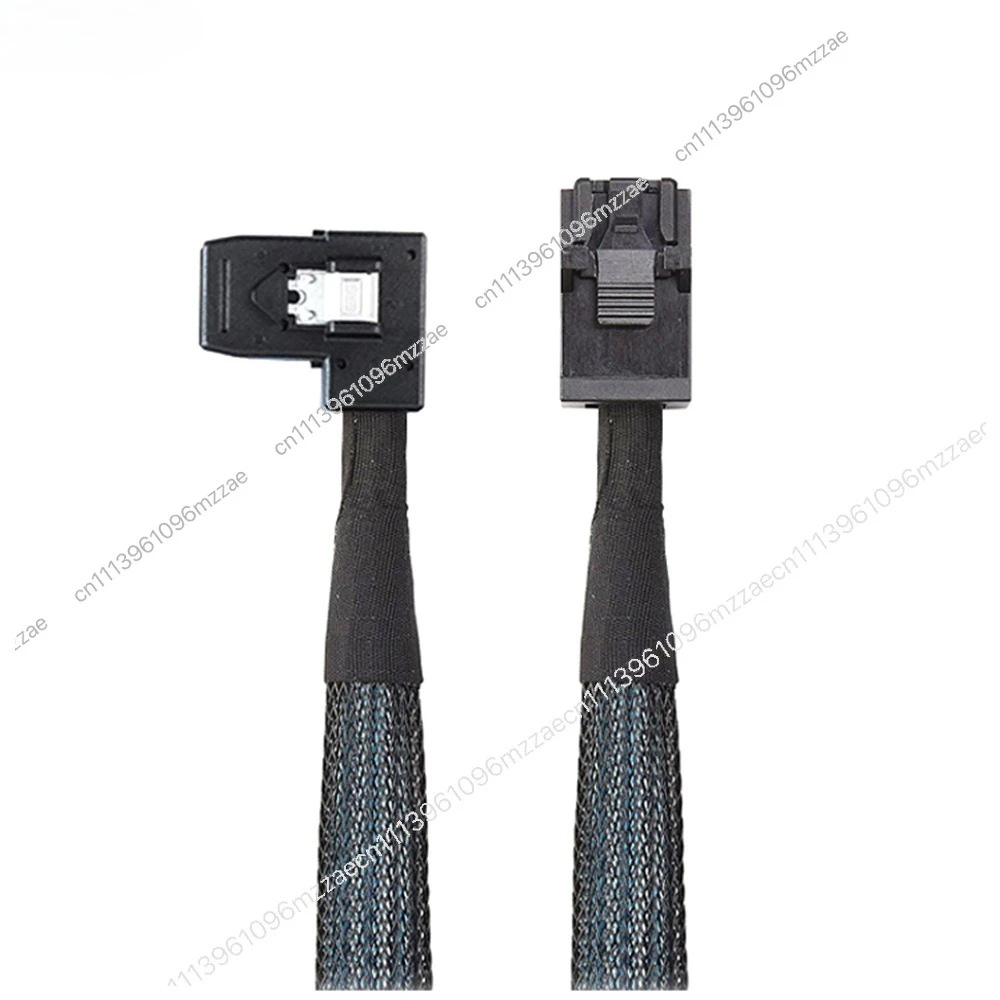 SAS HD SFF-8643 4I To SAS SFF-8087 Left Turn Server Internal Cable