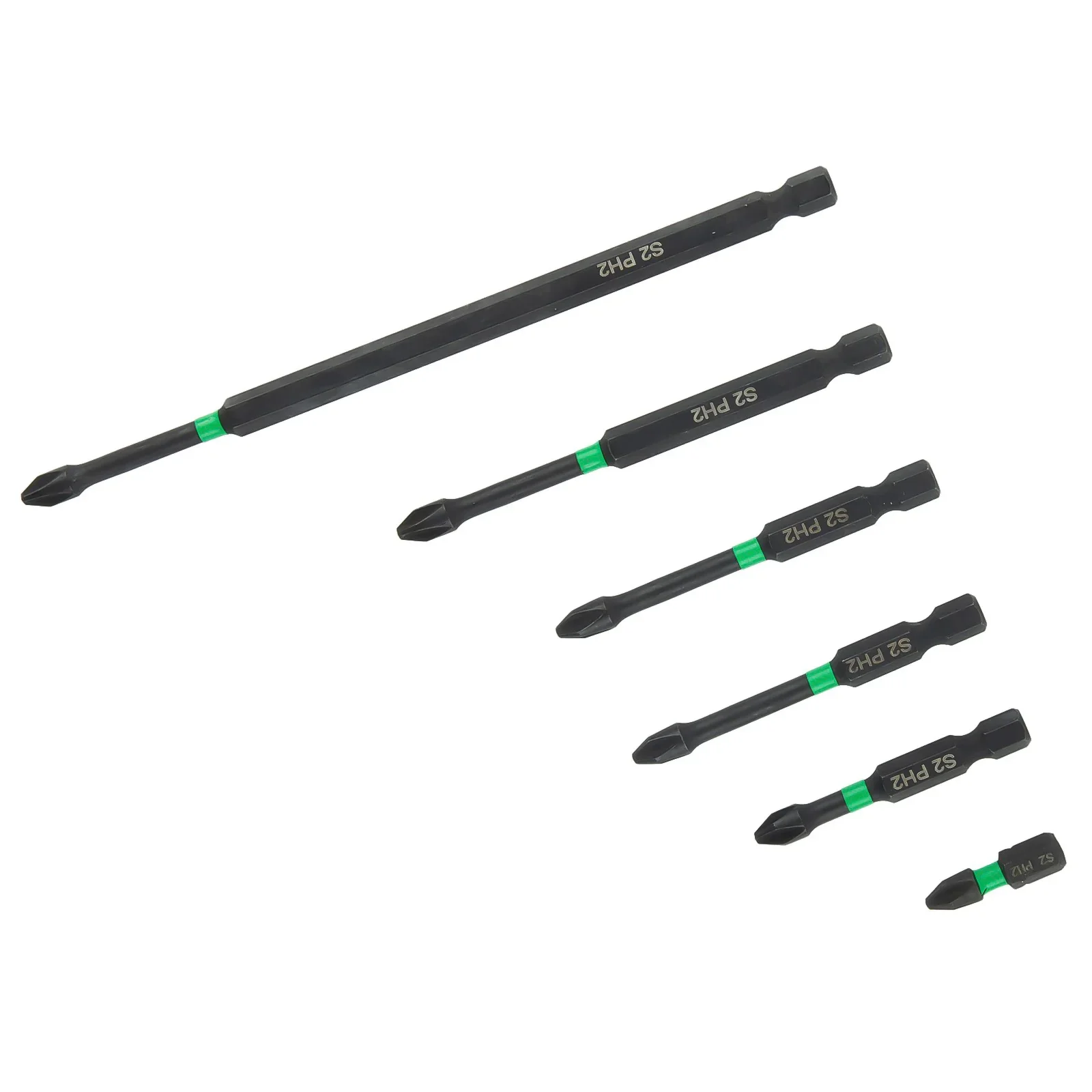 

Batch Head 6PCS Magnetic PH2 Cross Screwdriver Bits With High Strength And Resistance For Tough Screwing Tasks